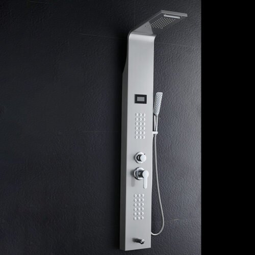 Electronic Temperature Display Steel Shower In Tower With 5 Functions-SL936O 15 16 2